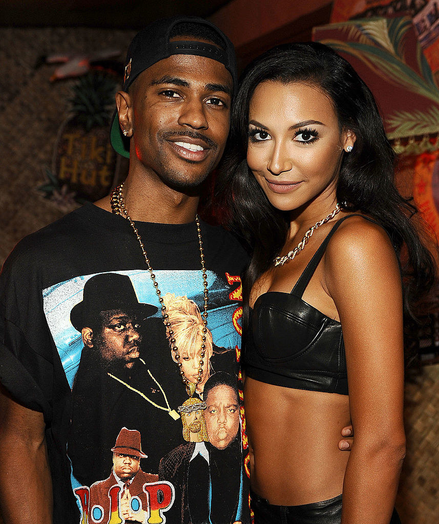 Big Sean and Naya Rivera at an event