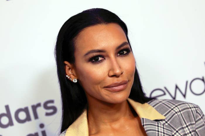 Naya Rivera on a red carpet in 2019