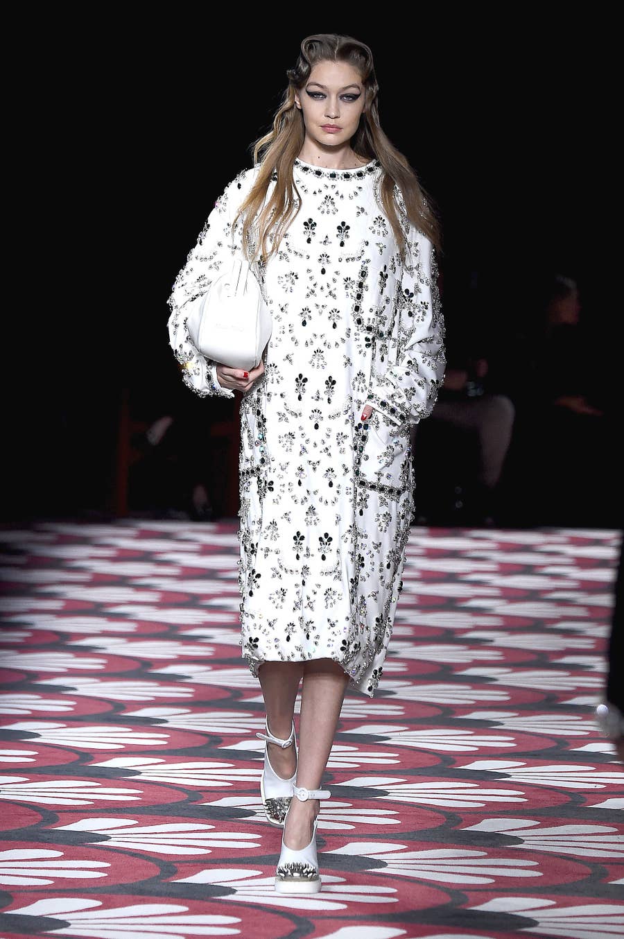 gigi hadid sheer maternity dress Gigi Hadid looks stunning in her maternity photoshoot