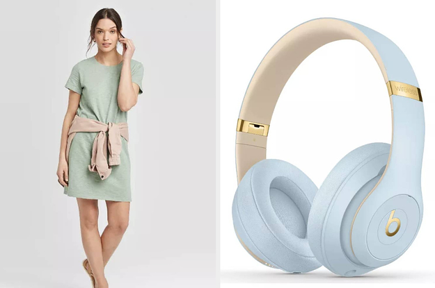 A dress and headphones