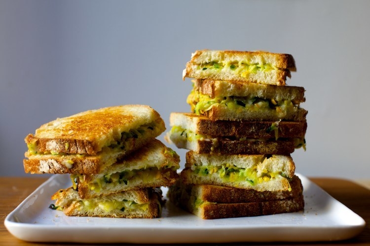 grilled cheese with zucchini