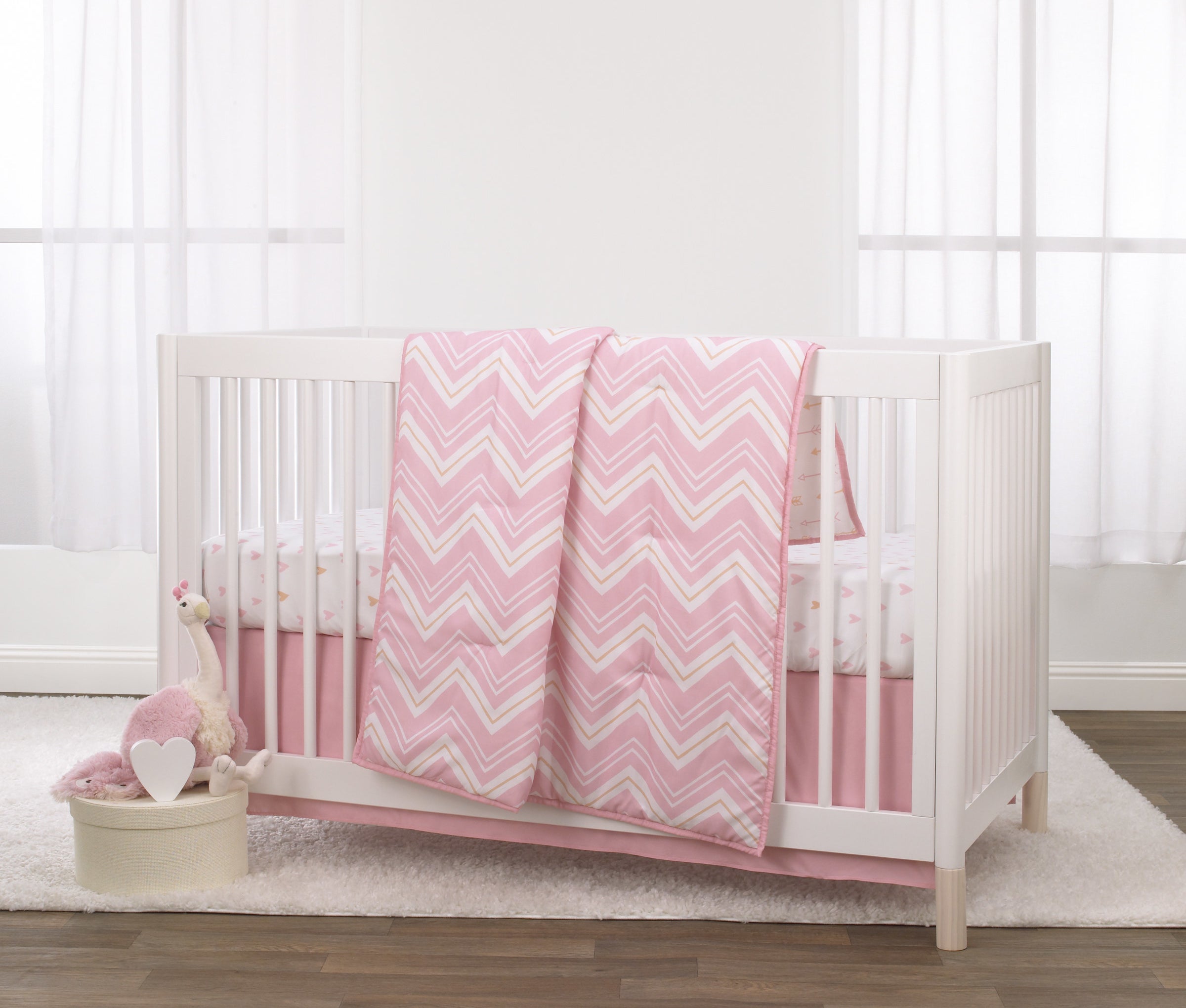 the pink bedding set