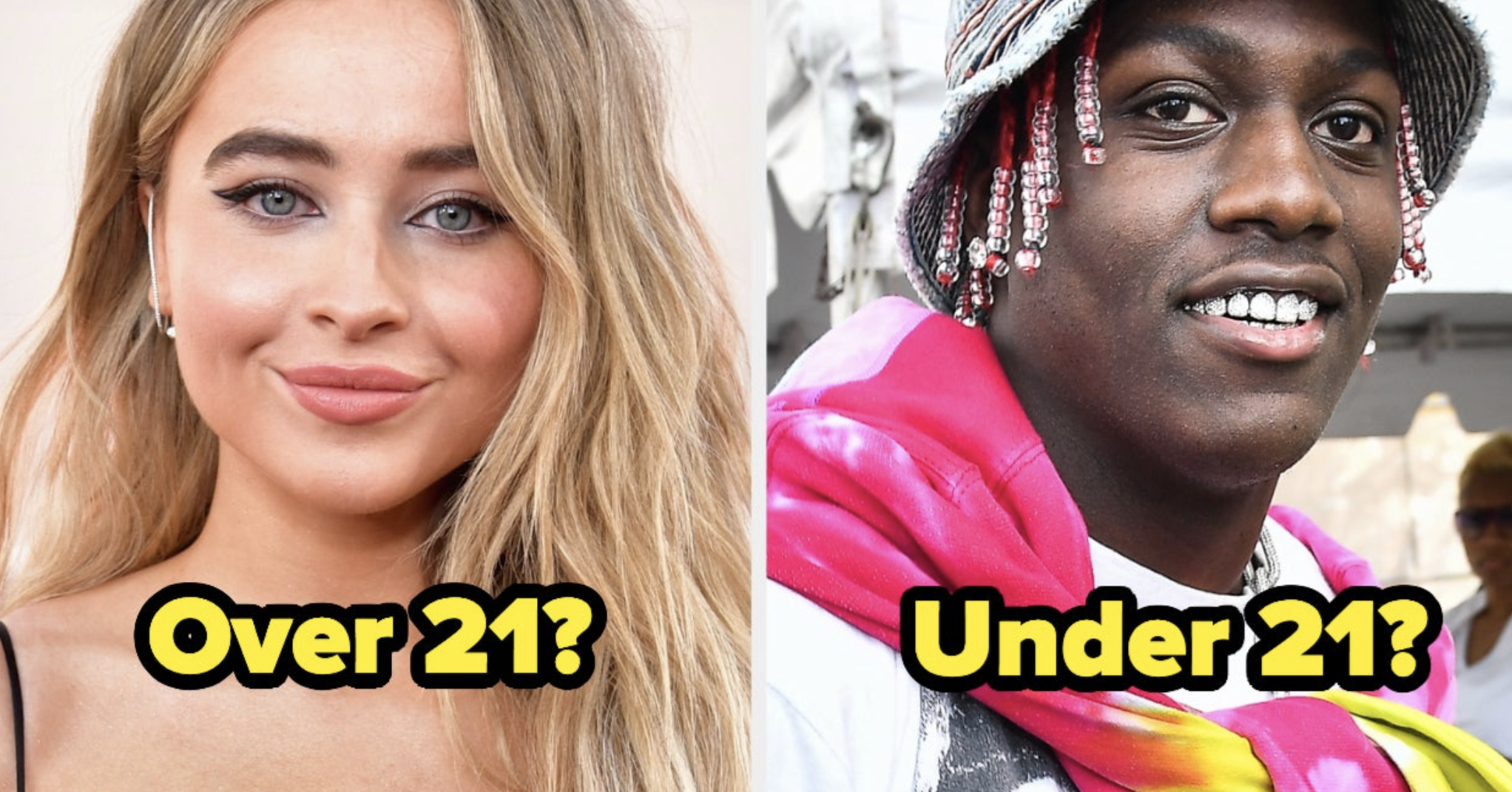 Are These Celebrities 21 Years Old? Quiz