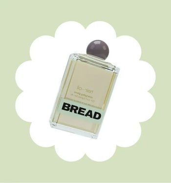 The perfume-like bottle of hair oil