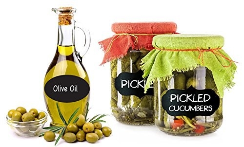 The labels used for olive oil and pickled veggies