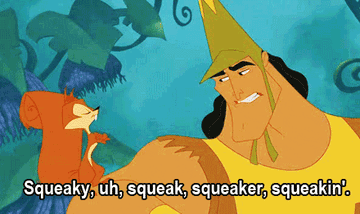 GIF of a squirrel from the Emperor&#x27;s New Groove