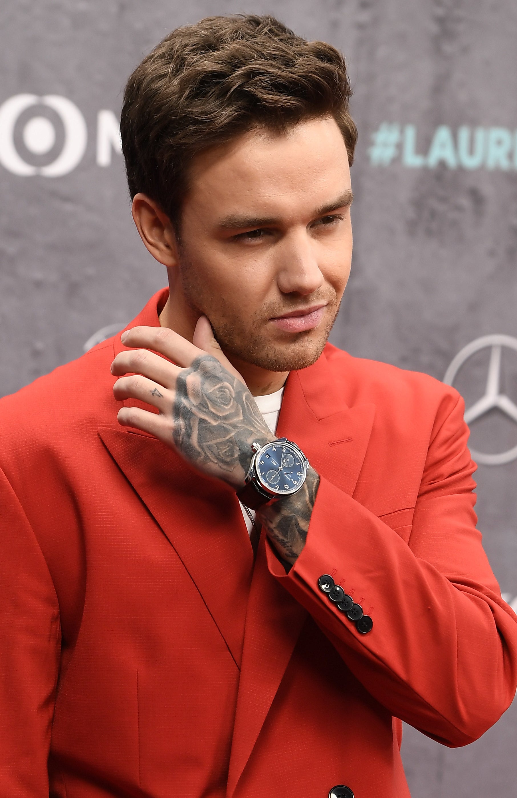 Liam Payne attending the Laureus World Sports Awards in 2020