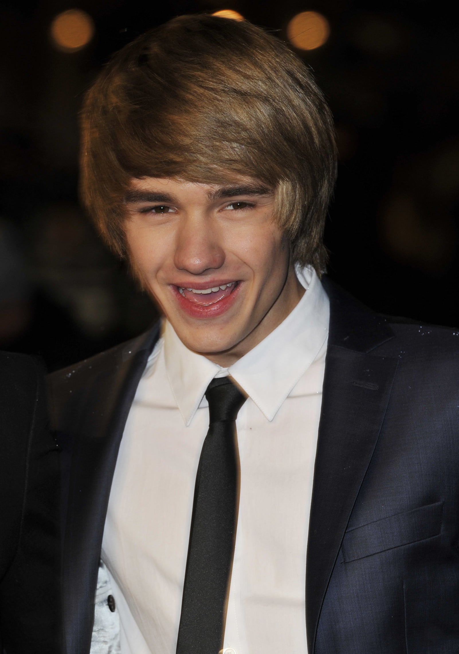 Liam Payne attending a movie premiere in 2010
