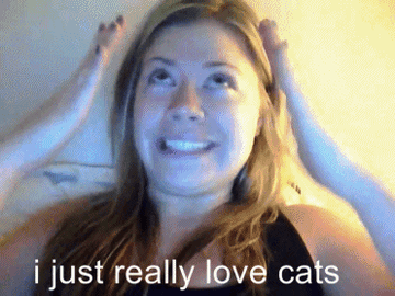 eHarmony girl saying she just really love cats
