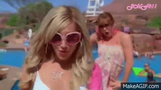 Sharpay from &quot;High School Musical 2&quot; tossing her hair during the song &quot;Fabulous&quot;