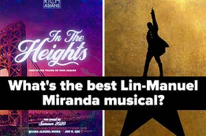 Posters of In The Heights and Hamilton