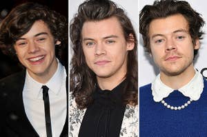 Harry Styles in 2010, 2015, and 2020