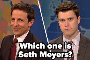 Seth Meyers and Colin Jost