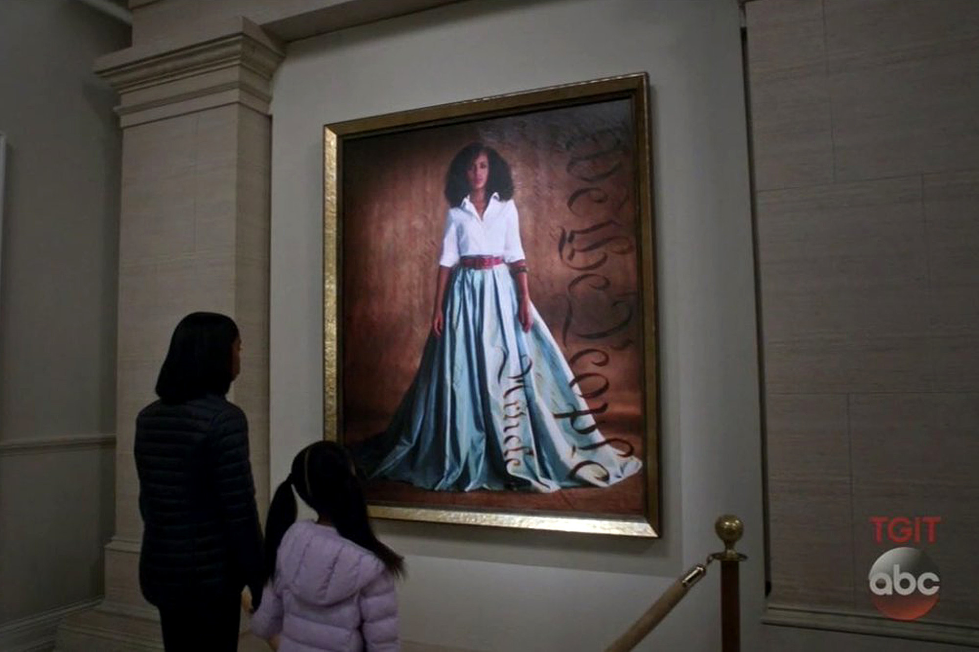 Olivia&#x27;s portrait in the National Portrait Gallery