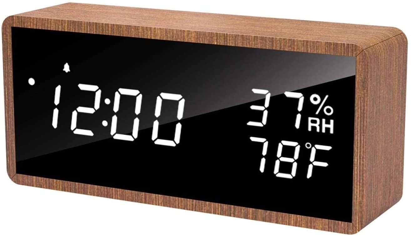 A wooden frame clock