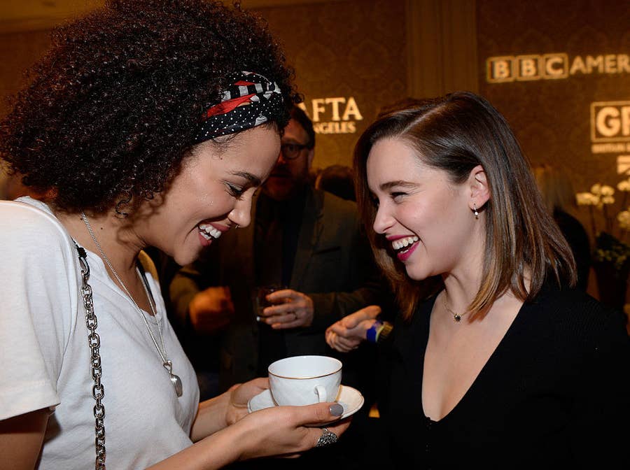 Emilia Clarke Defended Nathalie Emmanuel On Game Of Thrones Set Emilia clarke rose to fame with her portrayal of daenerys targaryen in hbo's game of thrones and took center stage as audrey hepburn in broadway's breakfast at tiffany's. emilia clarke defended nathalie