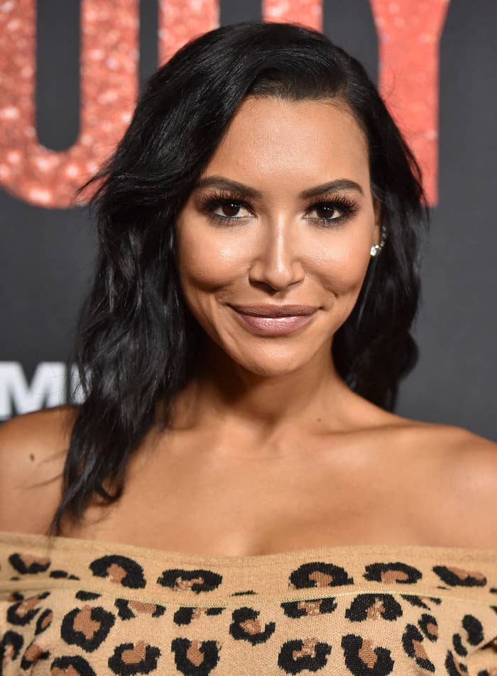 Naya Rivera on a red carpet in 2019