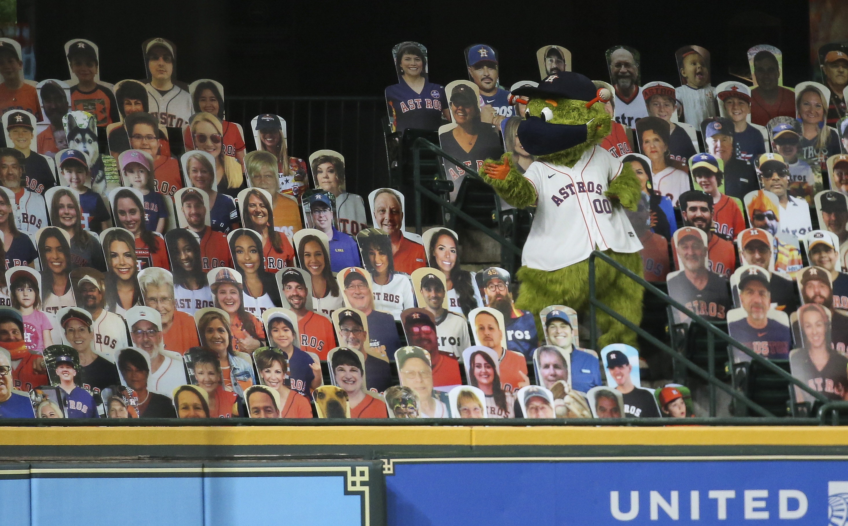 Baseball Mascots In Empty Stadiums: Photos