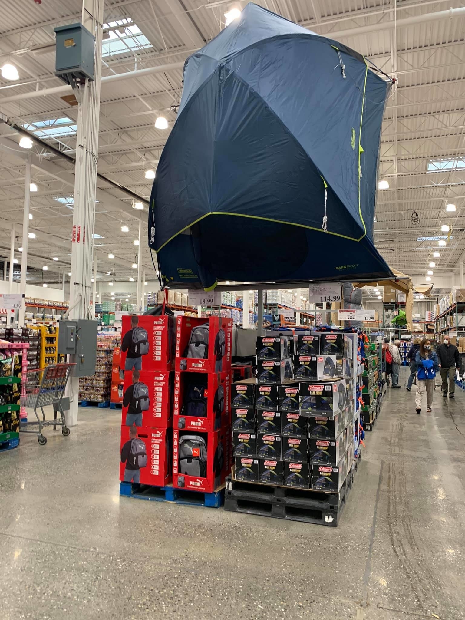 Camping tents at Costco Alaska