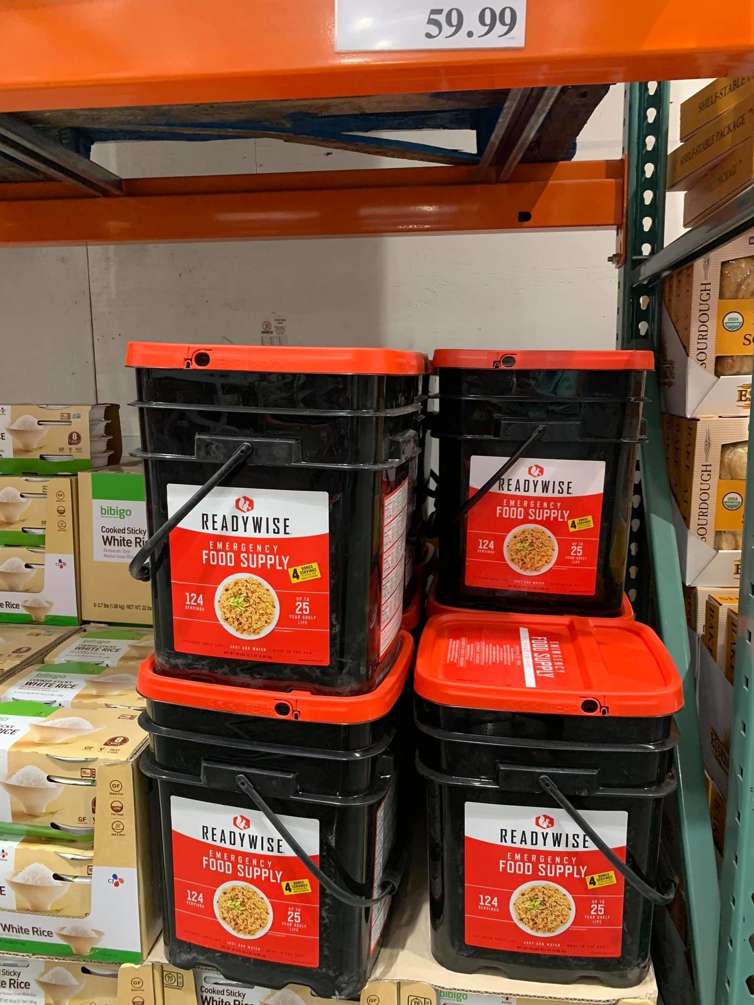 Shelf-stable &quot;emergency food supply&quot; at Costco Alaska