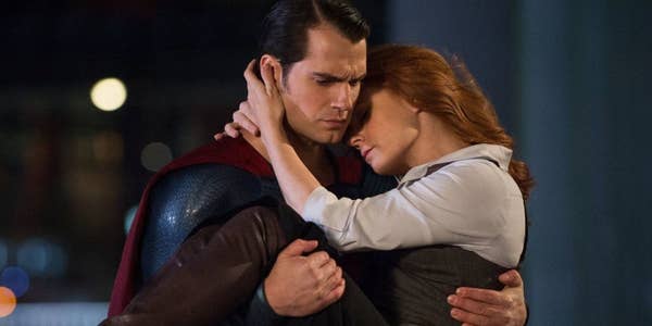 Henry Cavill and Amy Adams in Man of Steel