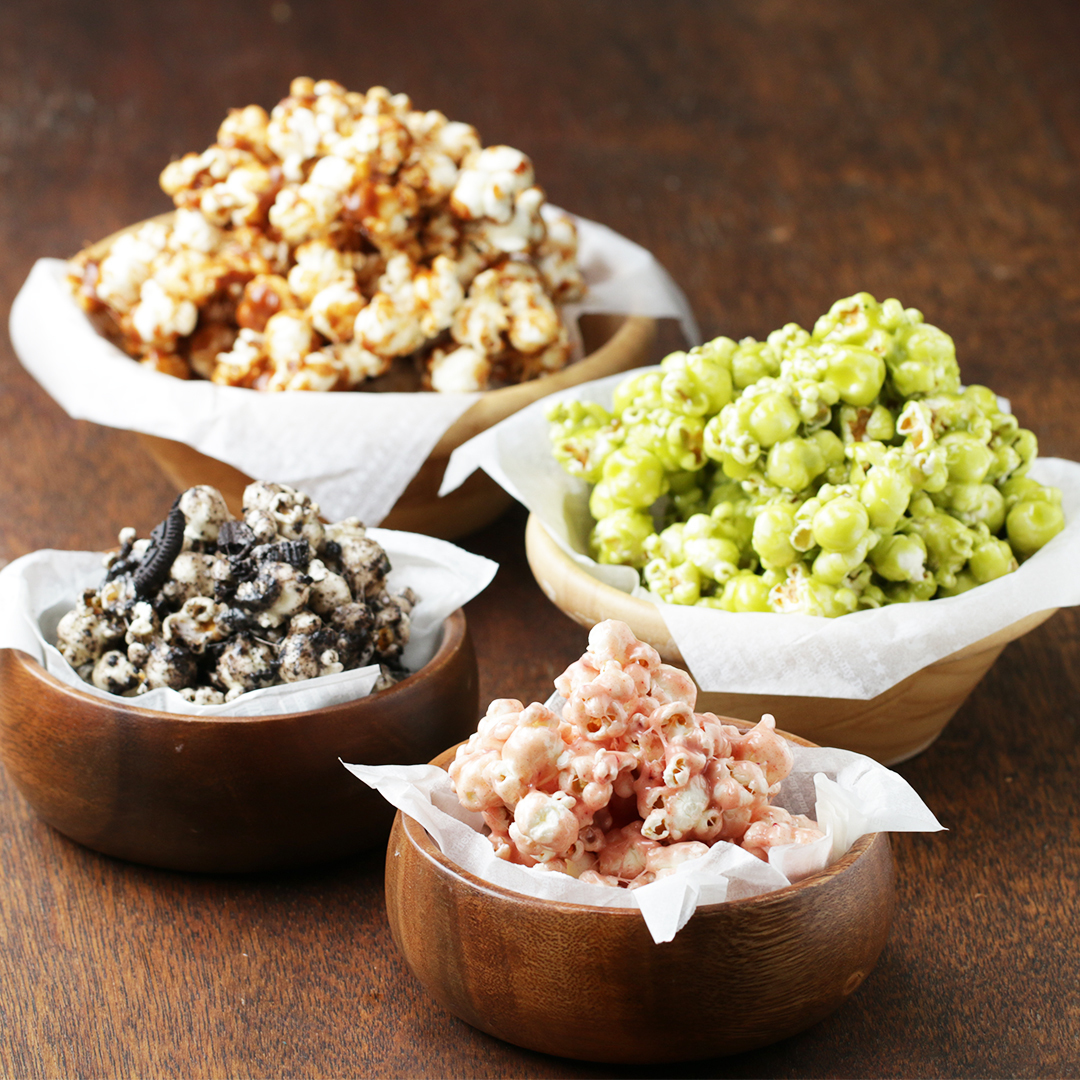 材料3つ！キャラメルポップコーン