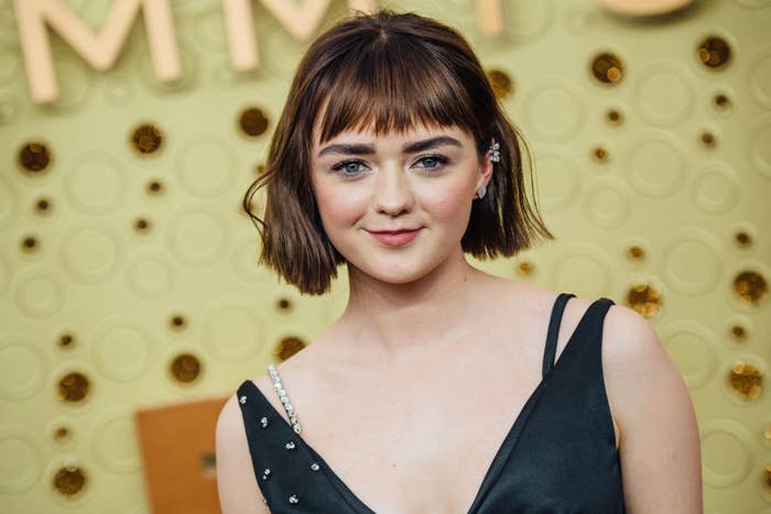 Maisie Williams on the red carpet.