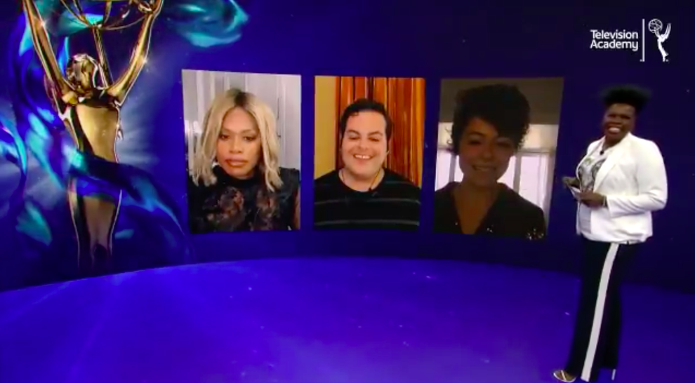Leslie Jones Surprised Laverne Cox With An Emmy Nomination And Things