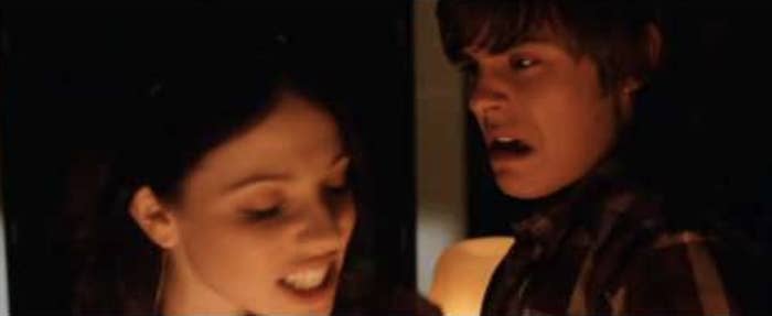 Mike looking disgusted at Maggie in &quot;17 Again.&quot;