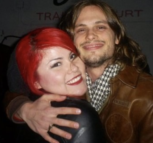 A fan with Matthew Gray Gubler