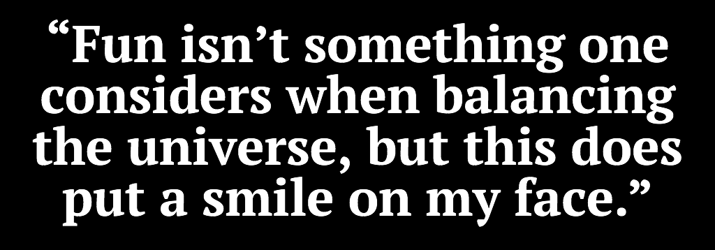 Fun isn't something one considers when balancing the universe, Will You  Press The Button?