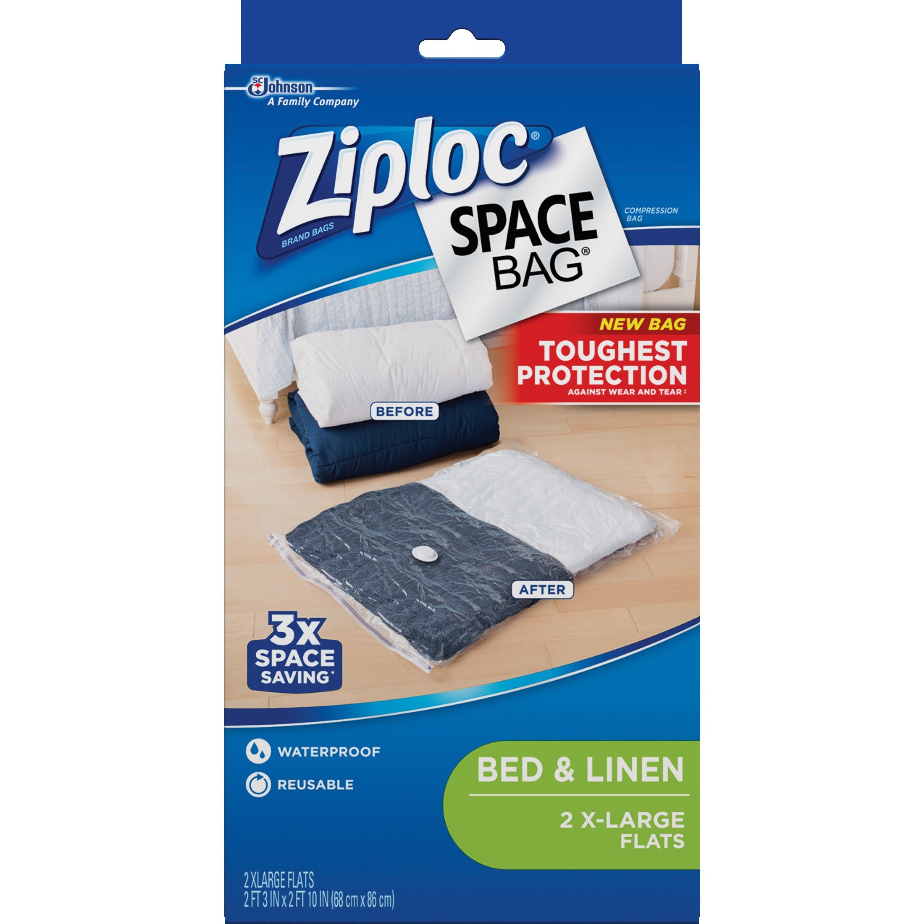 The ZipLoc vacuum seal bags