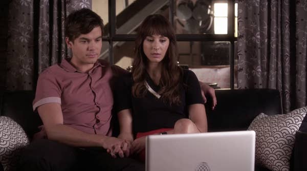 8. Spencer and Caleb's relationship in Pretty Little Liars.