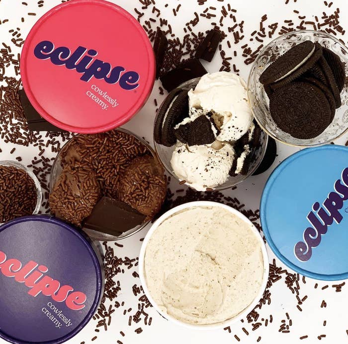 Eclipse ice cream in different flavors