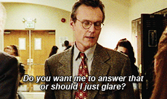 Giles asking if he should answer or just glare on &quot;Buffy the Vampire Slayer&quot;