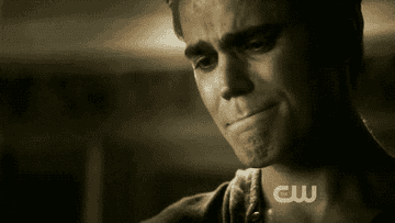 Stefan tries not to cry