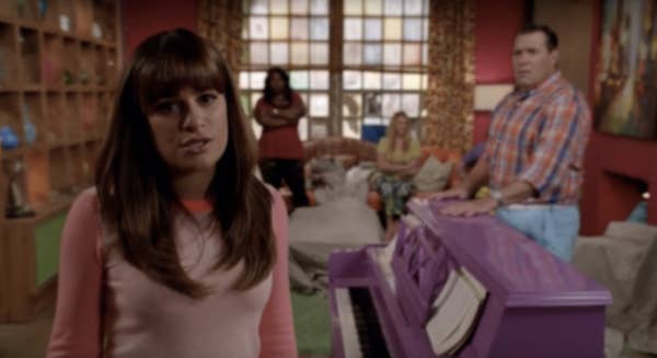 4. Rachel gave up her dream Broadway role in Funny Girl to star in that terrible TV show that was canceled on Glee.