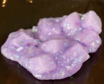glittery purple slime 