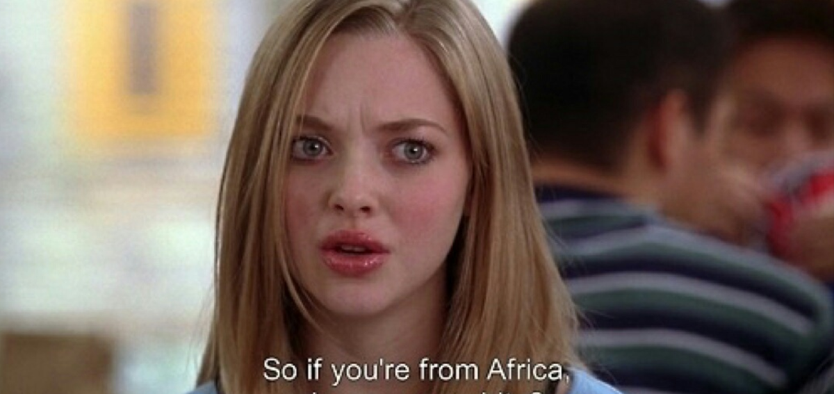 Karen confusa sobre a África em "Meninas Malvadas"