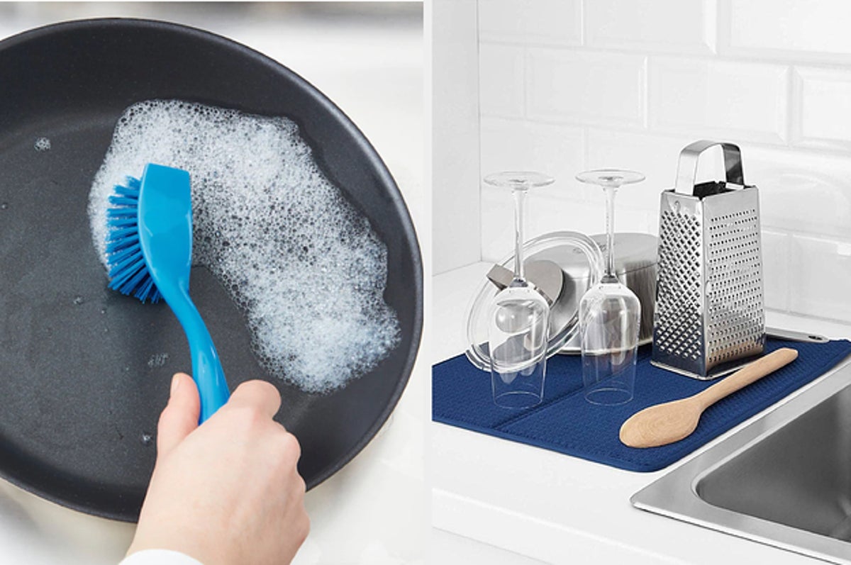 IKEA ANTAGEN Kitchen Scrub Brush Sink Cleaning Dish Washing