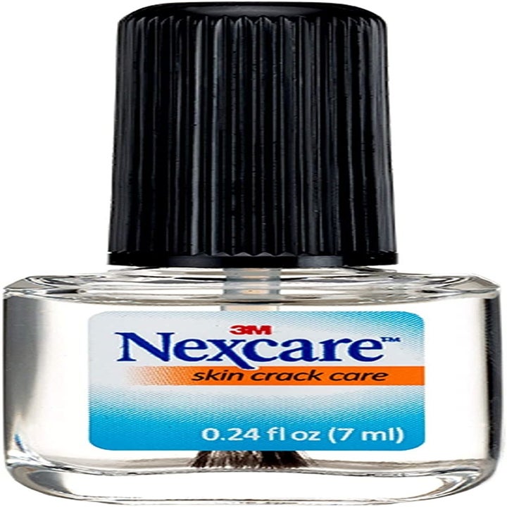 A bottle of skin crack care