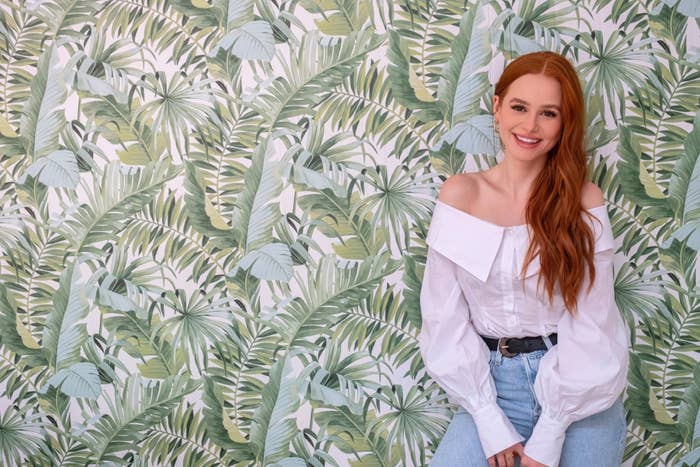 This glowing beauty, Madelaine Petsch @madelame, attended the  MAISON-DE-MODE Celebrates Sustainable Style party wearing …