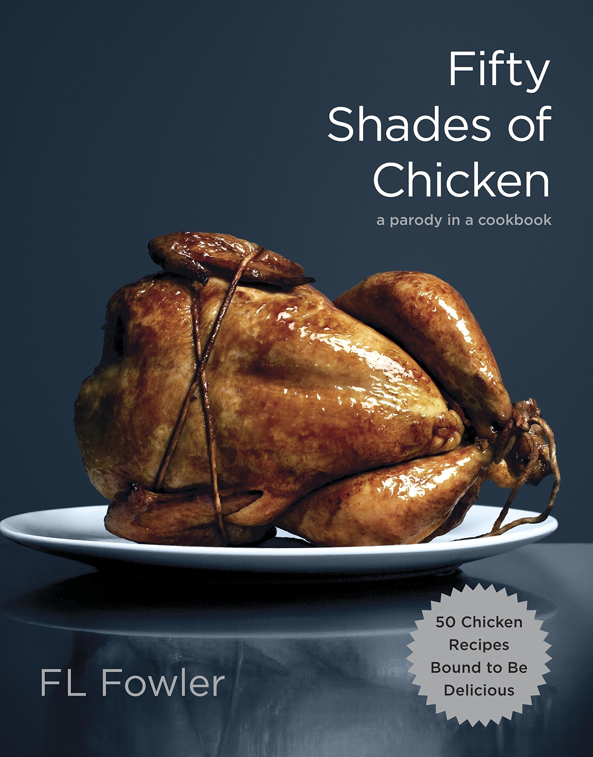 the cover, showing a chicken wrapped in rope, similar to bondage