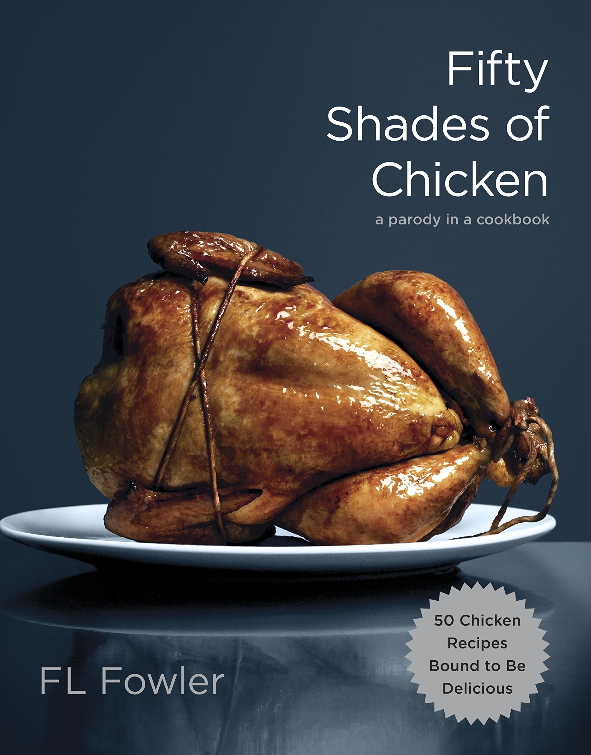 the cover, showing a chicken with its arms and feet wrapped in rope, similar to bondage 