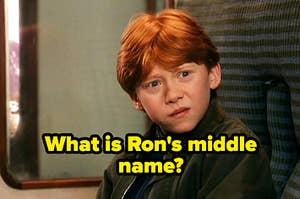 Ron Weasley and the question: what is Ron's middle name?