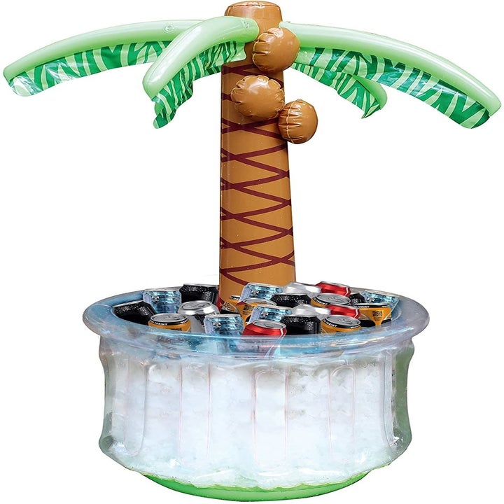 Product image of inflatable palm tree cooler
