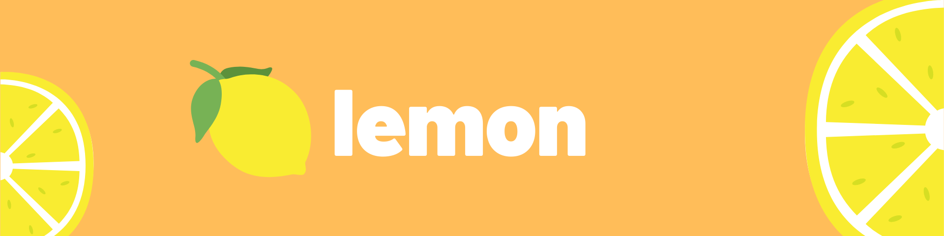 An image with two animated lemons. The banner reads, &quot;lemon.&quot;