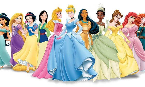 A Picture of all the main Disney Princesses