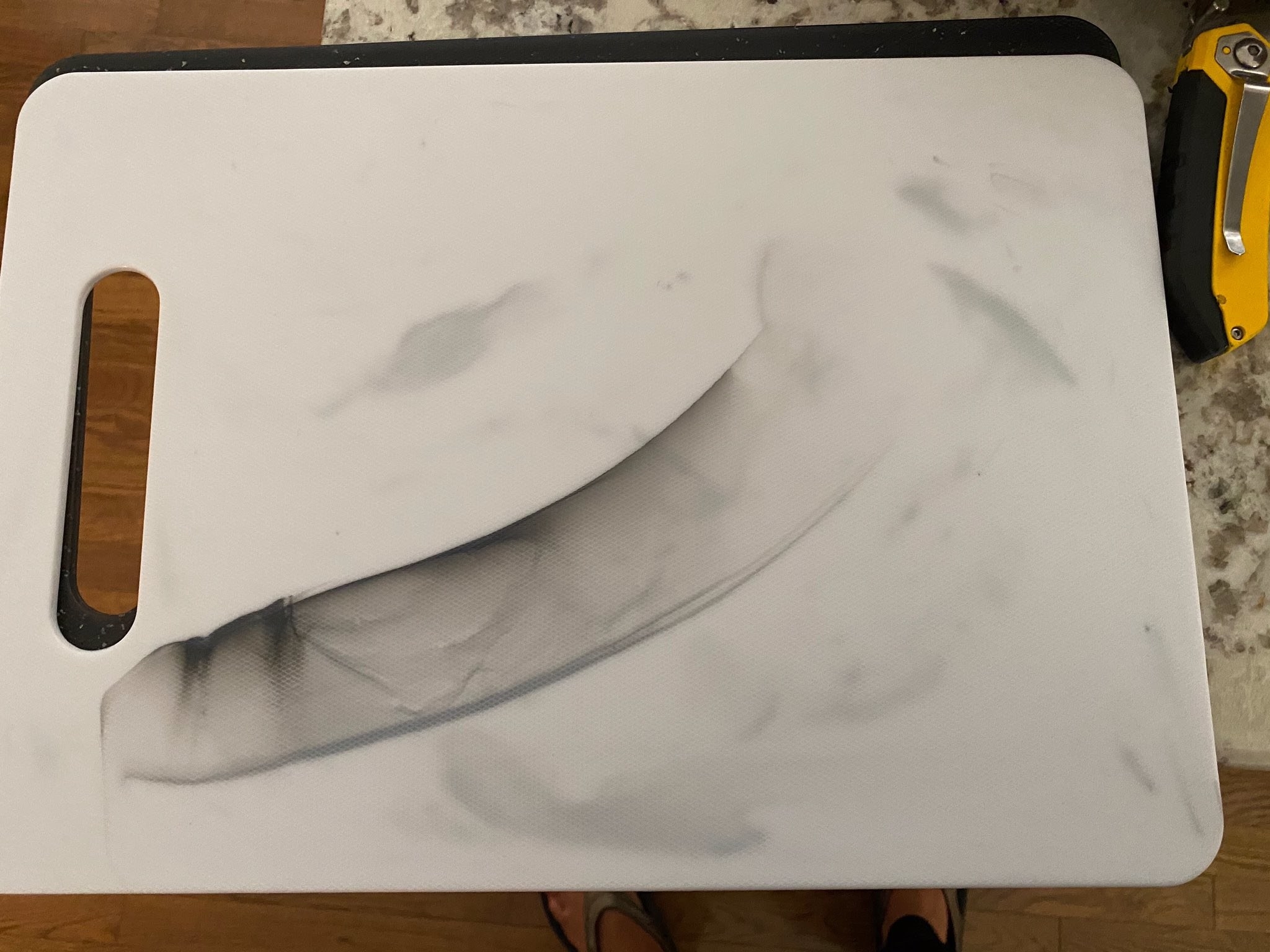 marble cutting board phallic