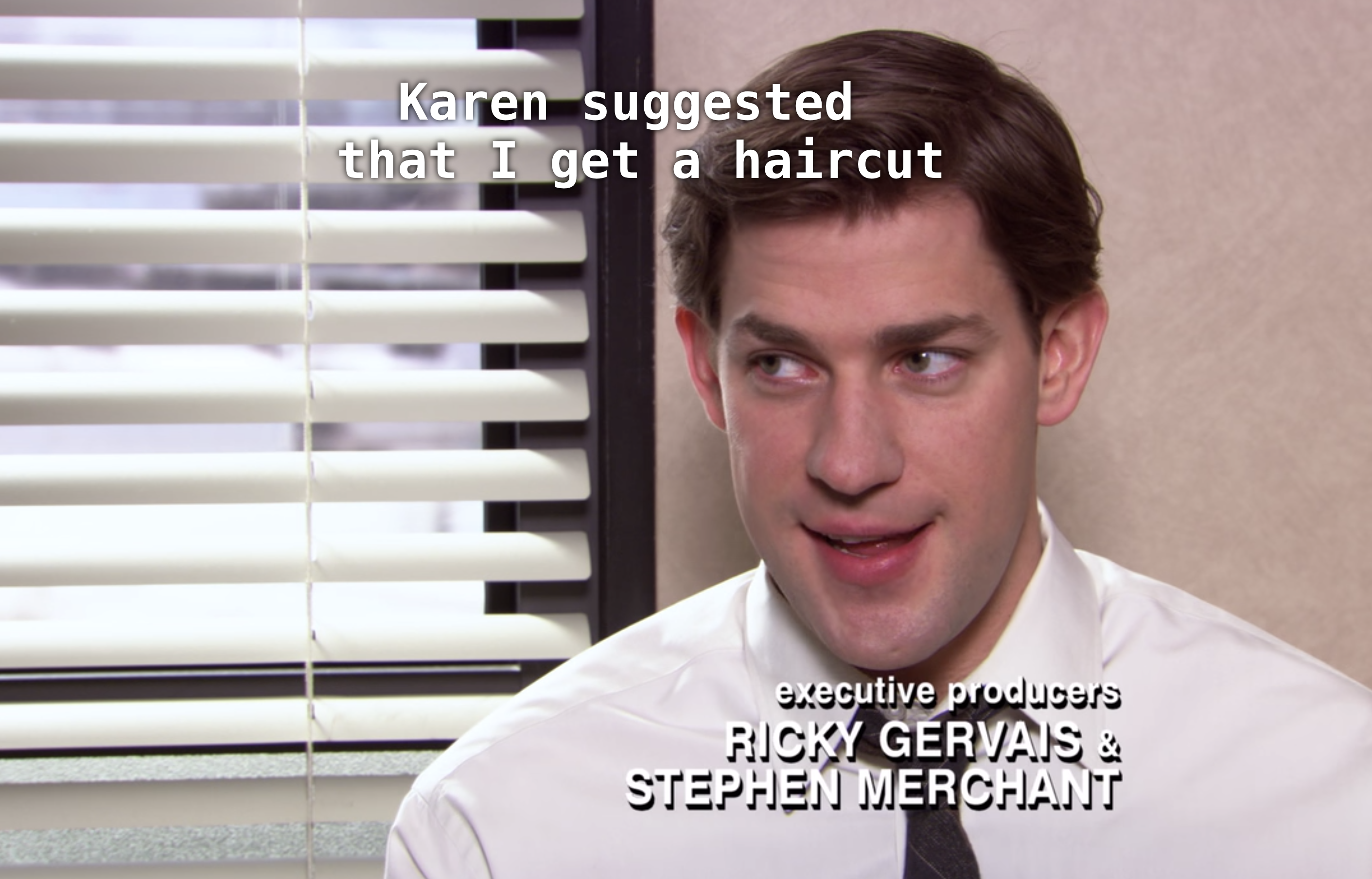 Jim with shorter hair